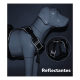 thumbnail image 2 of Arnés para perro ajustable con correa reflectantes s Rojo #2, 2 of 3