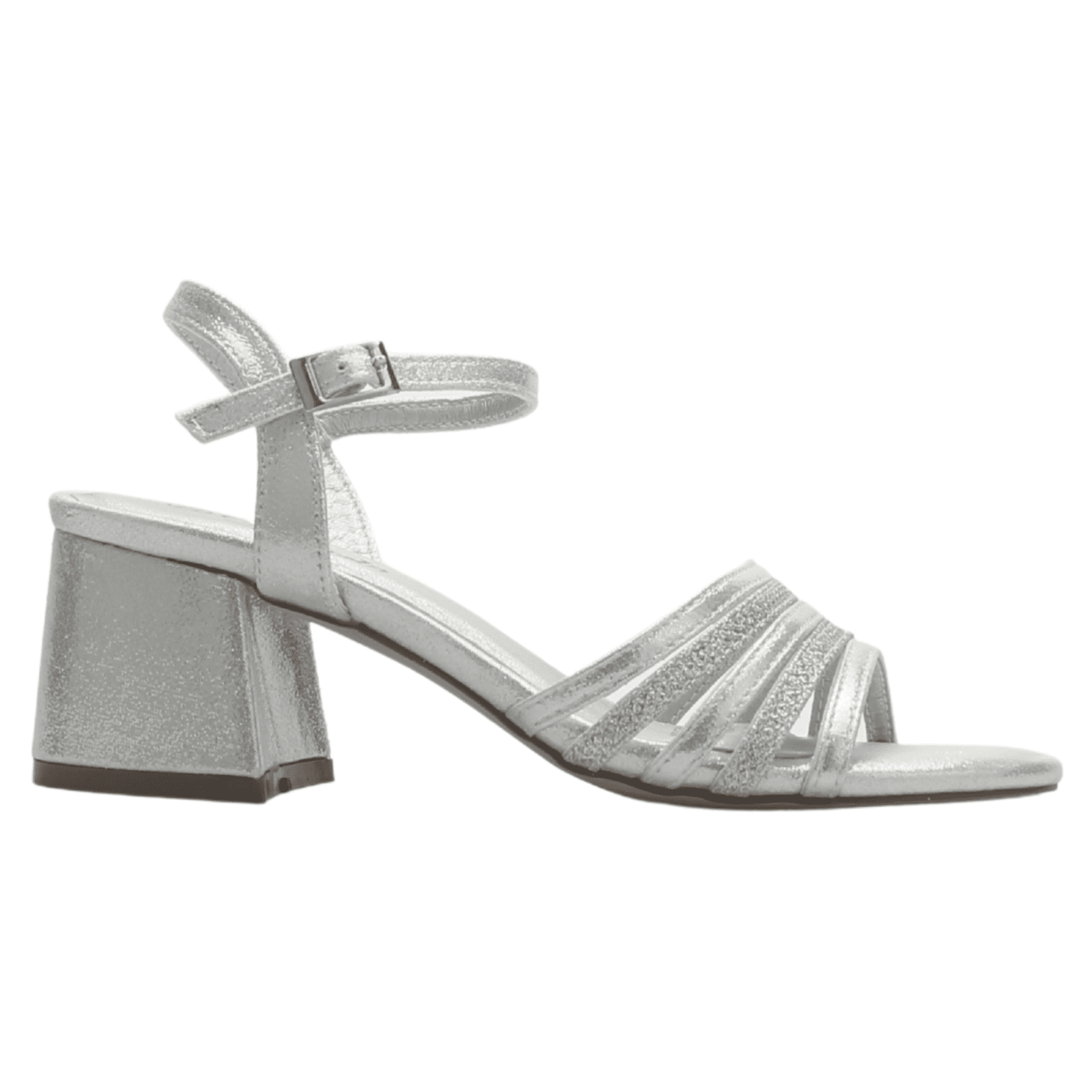 Sandalia De Mujer Plateado Casual Chalada Fira-1