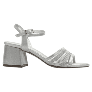Sandalia De Mujer Plateado Casual Chalada Fira-1