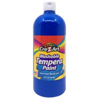 Pintura Al Temple Cra-Z-Art Azul, 946 Ml, Lavable Para Niños A Partir De 3 Años