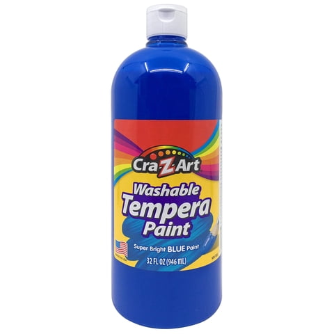 Pintura Al Temple Cra-Z-Art Azul, 946 Ml, Lavable Para Niños A Partir De 3 Años