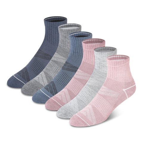 Pack De 6 Calcetines Champion Cushion Quarter Para Mujer