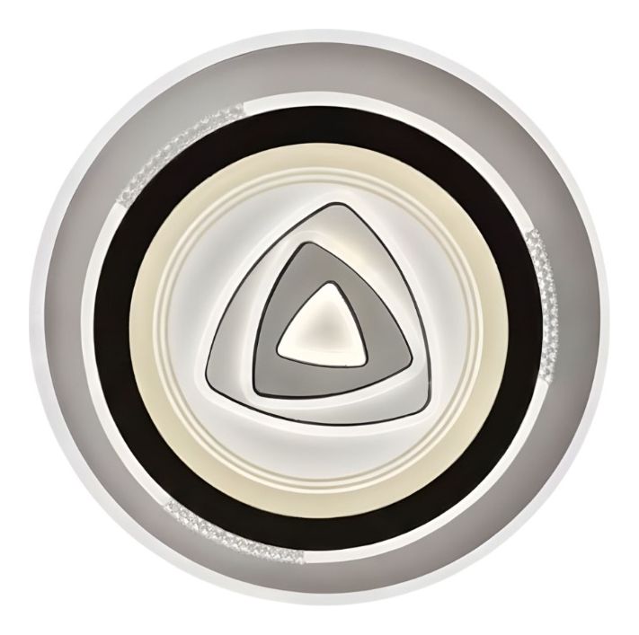 Genérico - Lámpara Techo Plafón Led Diseño Geometría Vanguardista Jhn