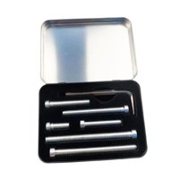 Magideal - 6 Piezas Perro De Peso De Cue Pisco, Billards Cue Weight Bolt, 6 Tamaños Diferentes Accesorios De Señalización De Metal Con Estuche De Almacenamiento