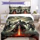 thumbnail image 1 of 3pcs Bedding Set Duvet Cover Closure Includes 1 Duvet Cover & 2 Pillowcases for All Seasons Bedroom Decor, Home Dorm High-Definition Print Cross Templars Knight Q244, 1 of 1