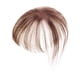 thumbnail image 2 of Flequillo Con Clip Para Mujeres Y Niñas, Extensión Elegante, Estilo Francés, Castaño Claro., 2 of 5