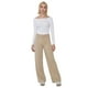 thumbnail image 1 of Pantalón Mujer Beige Sastrero Liso Corona, 1 of 5