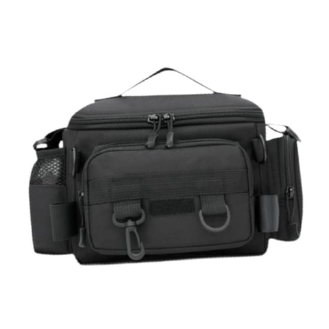 Magideal - Bolsa De Almacenamiento Para Aparejos De Pesca, Riñonera Para Pesca, Estuche Para Señuelos De Pesca, Bandolera, Carrete De Pesca, Bolsa Para Aparejos