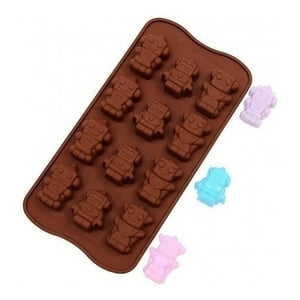 Genérico - Moldes De Chocolate Robots Moldes Chocolate Silicona Robot