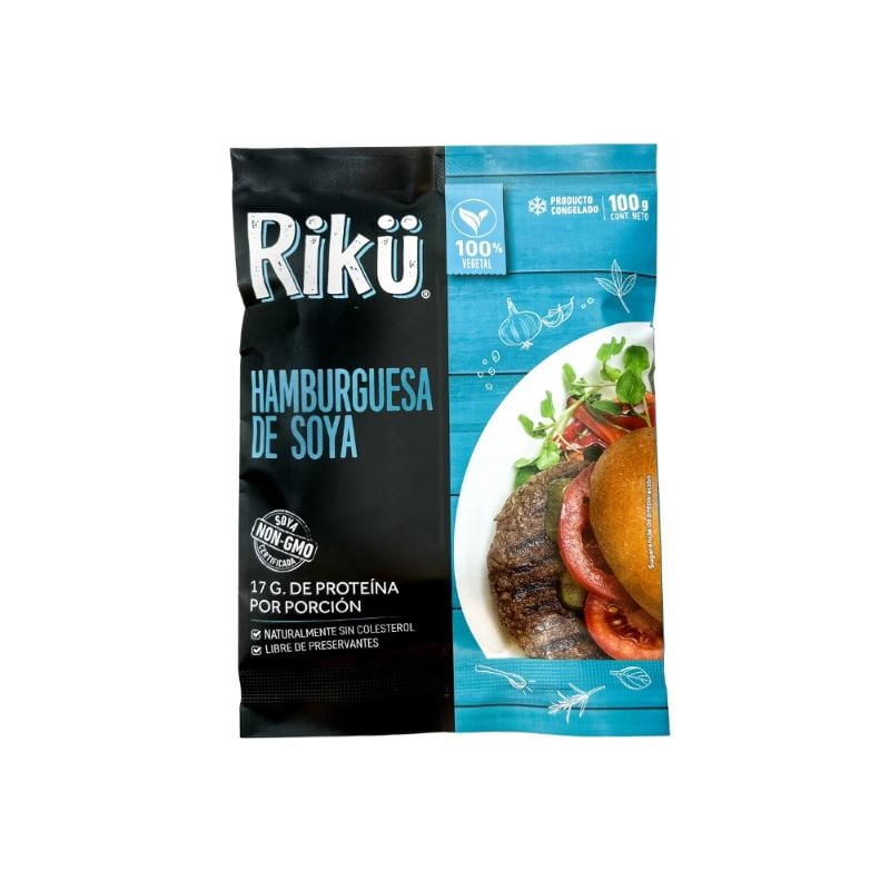 Hamburguesa De Soya 100 g Rikü