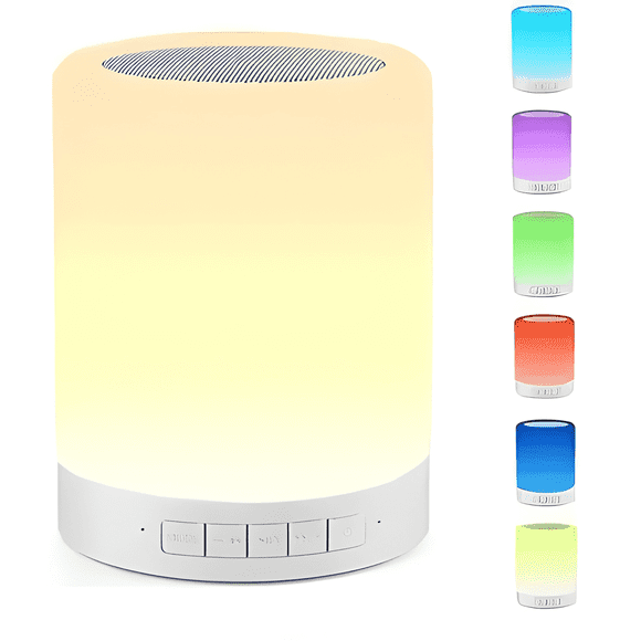 Lámpara speaker parlante touch bluetooth con luz