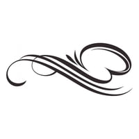 Rienda Libre Graphics - Decomural Triple Swirl Decorative Headboard Ws-15395