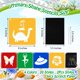 thumbnail image 3 of Plantillas Jecarden 20 cm 20 piezas para niños – Tiza de pintura, 3 of 7