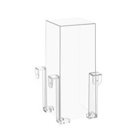 Magideal - Accesorios De Decoración Para Acuario Con Soportes. Fácil Mantenimiento, Instalación Sencilla, Resistente, Para Escritorio. Tanque De Presión Negativa Grande Con Soportes