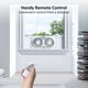 thumbnail image 4 of Ventilador de ventana Shinic 9 Twin con mando a distancia de 3 velocidades, color blanco, 4 of 8