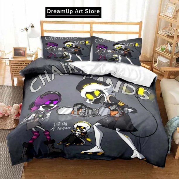 Fashion Murder DronesBedding Set Boys Girls Duvet Cover Pillowcase Bed Adult Bedroom