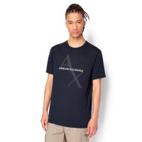 A|X Armani Exchange - Camiseta Armani Exchange Con Logo Tonal Y En Contraste Azul Marino - L