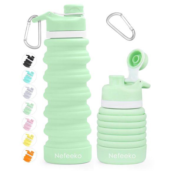 Botella Nefeeko de 740 ml Plegable de Silicona a Prueba de Fugas