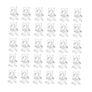 Magideal - 30 Uds. Clips Para Tapa De Vidrio Para Pecera, Abrazaderas Para Tapa De Acuario, Soporte Para Tanque De Peces, Abrazaderas De Fijación Para Tubería De Para 10Mm