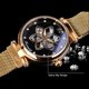 thumbnail image 4 of Relojes Mecánicos Correa de Acero Inoxidable Puntero de Acero Inoxidable Creativo Diseño de Patrón Hueco de Cielo Estrellado Decoración de Diamantes de Imitación, 4 of 9
