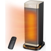 Calentador Eléctrico Kqpz De 1500 W Con Termostato Y Oscilación