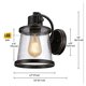 thumbnail image 3 of Lámpara de pared Globe Electric Charlie Outdoor LED Bronze, 3 of 9
