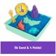 thumbnail image 2 of Juego de cajas de arena Kinetic Sand, 500 g, azul con almacenamiento y 4 moldes para niños de 3 años o más, 2 of 9