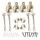 thumbnail image 3 of Juego De 16 Cuerdas Elásticas Para Amarrar Persianas Y Cortinas, Accesorios De Fijación Universales, Color Blanco, 3 of 5