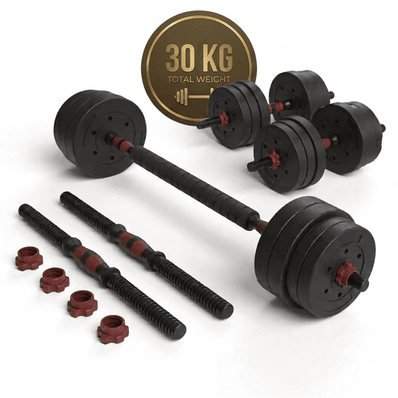Set Mancuernas 30 Kg Pvc