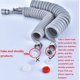 thumbnail image 5 of Manguera flexible telescópica de resorte para bidet Fat-Cattie de PU con rosca interna G1/2 (0.8 pul, 5 of 9