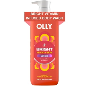 Gel De Baño Olly Bright Con Ginseng, Cafeína Y Vitamina C 500 Ml