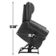 thumbnail image 3 of Power Lift Recliner Chair Heat Massage Dual Motor Infinite Position Up to 350 LBS, Faux Leather, Heavy Duty Motion Mechanism with USB Ports, Grey, 3 of 3