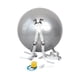 thumbnail image 4 of Pelota Auxiliar de Caída, Pelota de Yoga, Entrenamiento Elástico Duradero, Práctica Antideslizante para Niños Y Adultos, Pelota para Hacer Ejercicio Gris, 4 of 5
