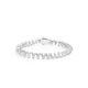 thumbnail image 1 of Pulseras Elegantes con Dijes para Mujer Transparentes 5A CZ Diamante Simulado Pulsera 925 Plata de Ley Pulsera de Oro Joyería 6-7 Pulgadas, 1 of 5