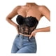 thumbnail image 3 of Crop Top Para Mujer - Peto Con Encaje Elegante, 3 of 4