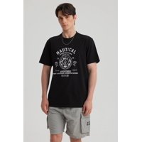 Fashionspark - Polera Hombre Print Regular Fit Negro