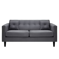 Bodevir - Sofa New Retro 3C Felpa 00 Gris