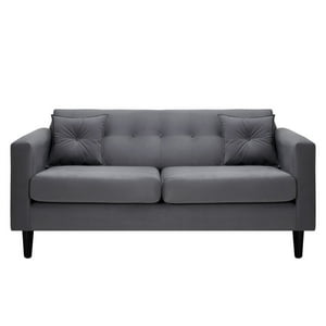 Bodevir - Sofa New Retro 3C Felpa 00 Gris