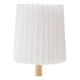 thumbnail image 2 of Lampara De Velador Lampara De Mesa Abanico Madera blanco, 2 of 3