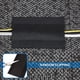 thumbnail image 5 of Sujetacables para suelo, protector de cables, gestión de cables, solo para alfombras de oficinas comerciales (negro, 2 unidades), 5 of 7