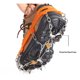 thumbnail image 3 of Apoyos de nieve de tracción para botas Zapatos Mujeres Hombres Spikes de acero inoxidable antideslizantes Proteger seguro para senderismo Pesca Caminar Escalada, 3 of 3