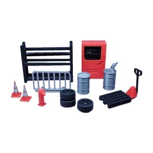 Bothyi - Accesorios De Garaje Para Dioramas A Escala 1/64, Simulación De Bidones De Aceite, Herramientas De Reparación De Automóviles