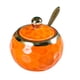 thumbnail image 3 of Azucarero De Porcelana, Bote De Cerámica Para Condimentos, Para Restaurante, Encimera, Cocina, Redondo, Naranja, 3 of 5