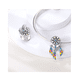 thumbnail image 3 of Charm Circular con Circones y Alas Colgantes, 3 of 5