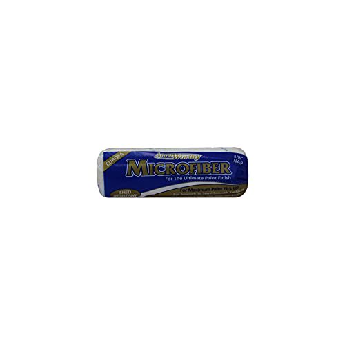 Funda para rodillo de pintura Arroworthy, 7 pulgadas, microfibra, 1/4 pulgadas, Nap, paquete de 25