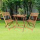 thumbnail image 1 of Set Mesa + 2 Sillas Terraza Madera, 1 of 3