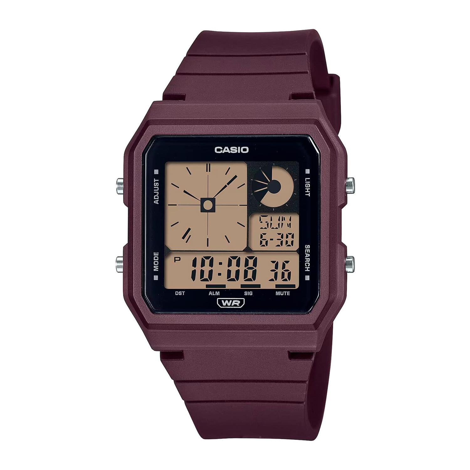 Casio - Reloj Lf-20W-5Adf Resina Unisex Guinda Lila