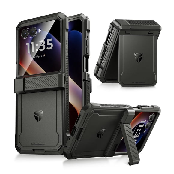 Funda Dexnor Moto Razr 6.9" con Soporte y Protección de la Bisagra