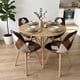 thumbnail image 1 of Comedor Redonda Shanna 100cm + 4 Silla Patchwork Da Vinci Café, 1 of 4