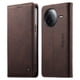thumbnail image 1 of Funda Billetera de Cuero para [Xiaomi POCO F7 Pro], Bloqueo RFID, Tarjetas y Soporte Café, 1 of 5